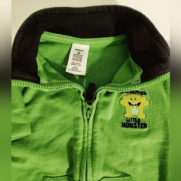 Carter's Baby Boy Hoodies and Sweater Set of Three Size 18 Months - Picture 4 of 15